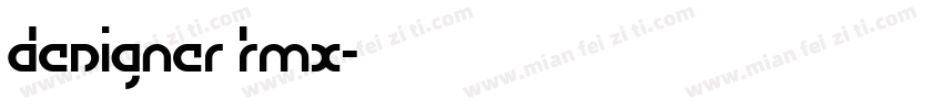 designer TMX字体转换
